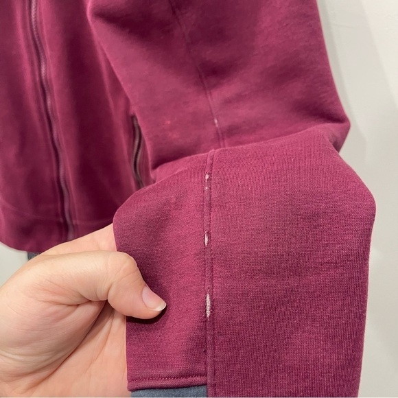 Under Armour Women’s CGI Dobson Softshell Jacket Full Zip Hooded Burgundy Small - Picture 8 of 16